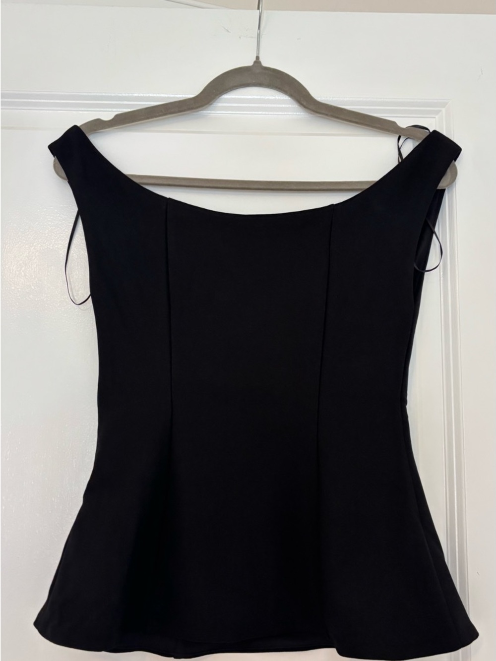Zara Black Off the Shoulder Top